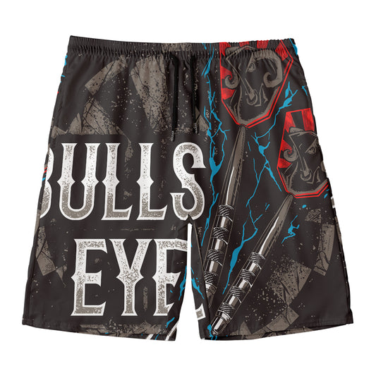 Bullseye Darts Print Men's Swim Trunks