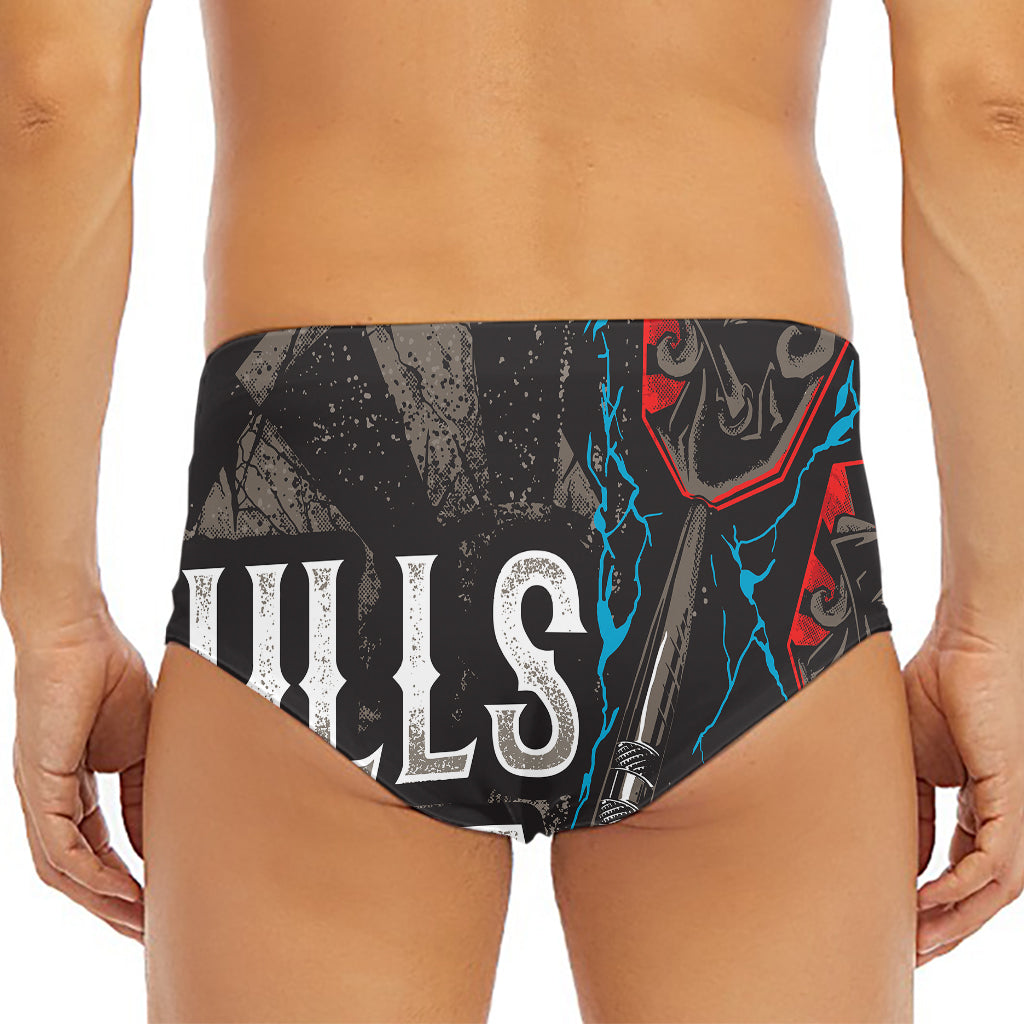 Bullseye Darts Print Men's Triangle Swim Briefs
