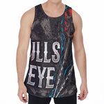 Bullseye Darts Print Men's Velvet Tank Top