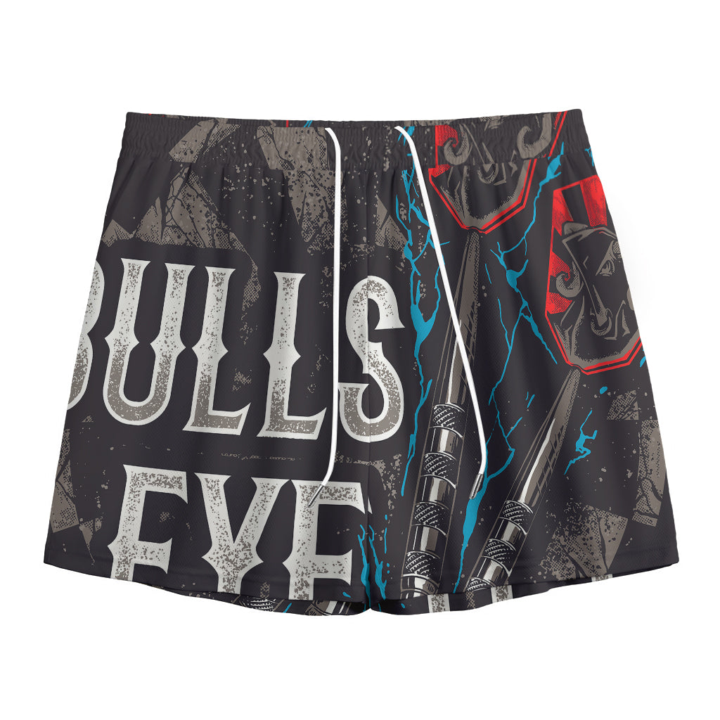 Bullseye Darts Print Mesh Shorts