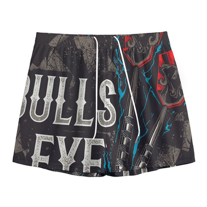 Bullseye Darts Print Mesh Shorts