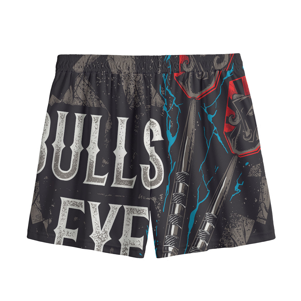 Bullseye Darts Print Mesh Shorts