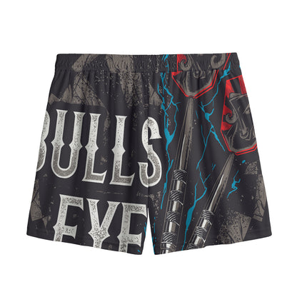 Bullseye Darts Print Mesh Shorts