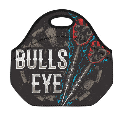 Bullseye Darts Print Neoprene Lunch Bag