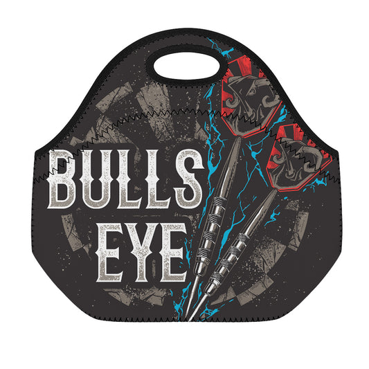 Bullseye Darts Print Neoprene Lunch Bag