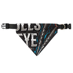 Bullseye Darts Print Over The Collar Dog Bandana