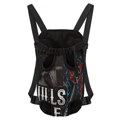 Bullseye Darts Print Pet Carrier Backpack