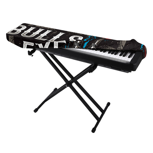 Bullseye Darts Print Piano Keyboard Cover