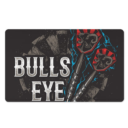 Bullseye Darts Print Polyester Doormat
