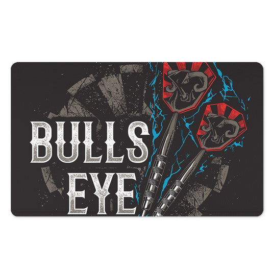 Bullseye Darts Print Polyester Doormat