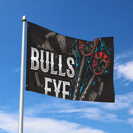 Bullseye Darts Print Polyester Flag