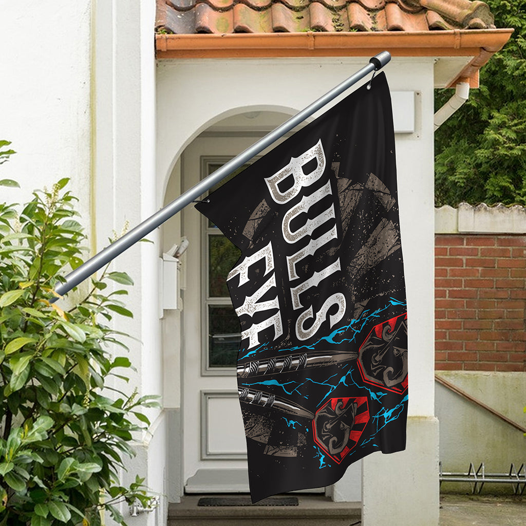 Bullseye Darts Print Polyester Flag