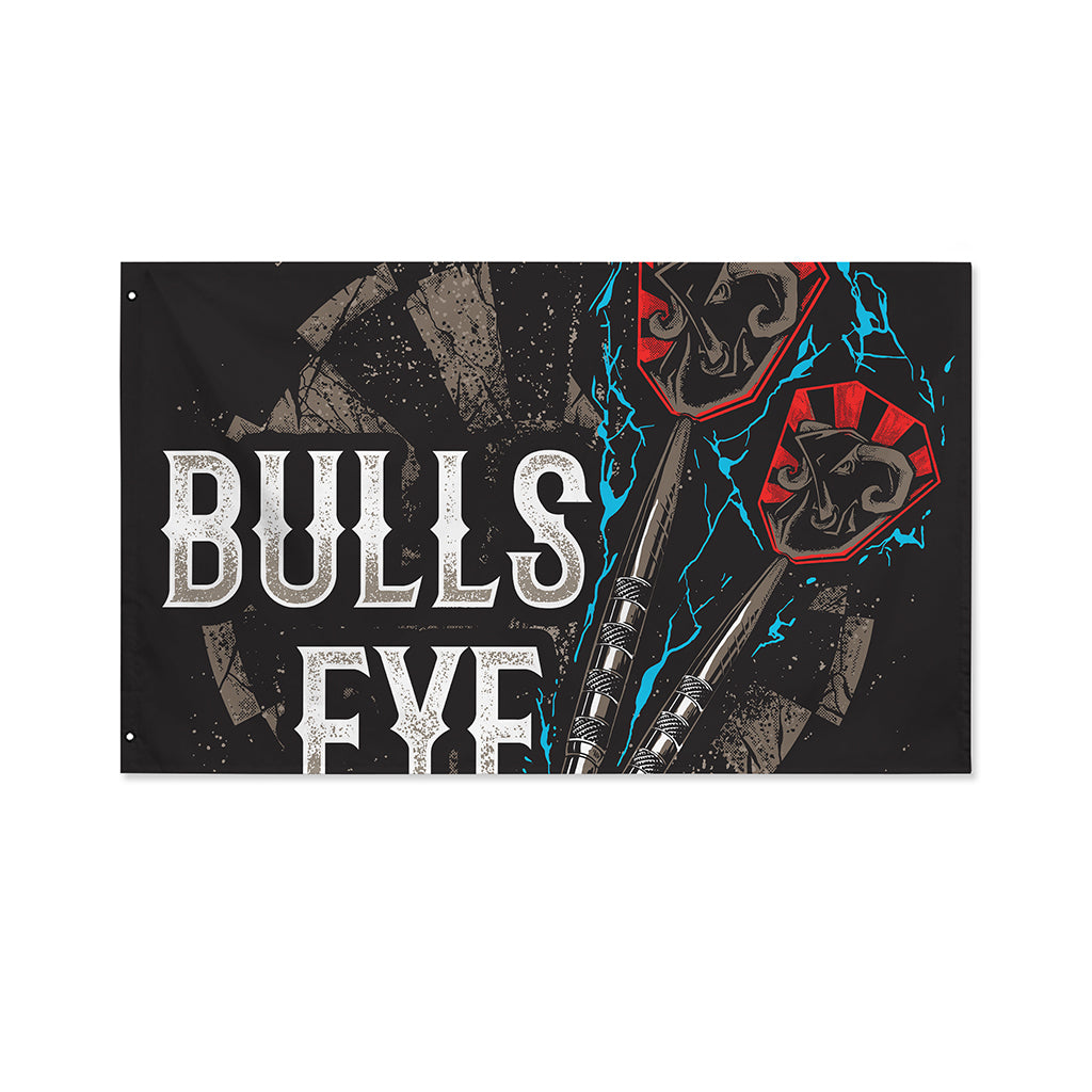 Bullseye Darts Print Polyester Flag