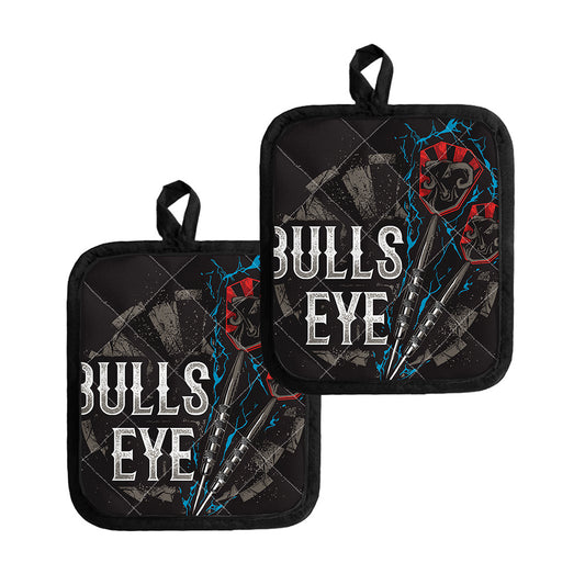 Bullseye Darts Print Pot Holders