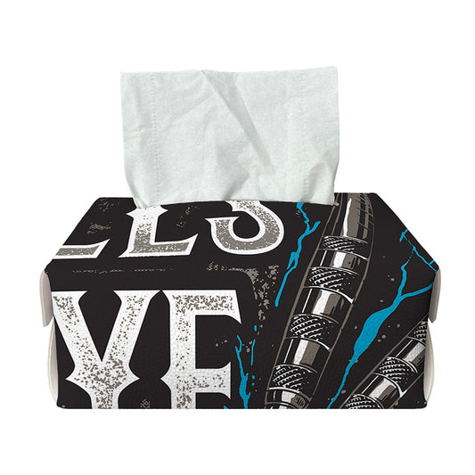 Bullseye Darts Print Rectangle Tissue Box Cover