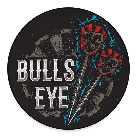 Bullseye Darts Print Round Floor Mat