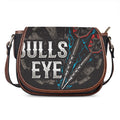 Bullseye Darts Print Saddle Bag