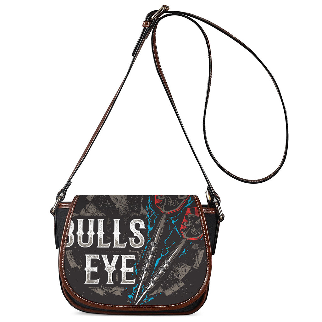 Bullseye Darts Print Saddle Bag