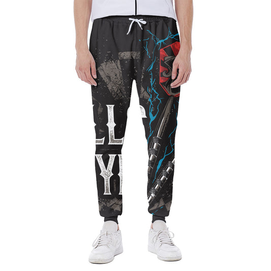 Bullseye Darts Print Scuba Joggers