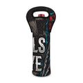 Bullseye Darts Print Single Neoprene Wine Tote
