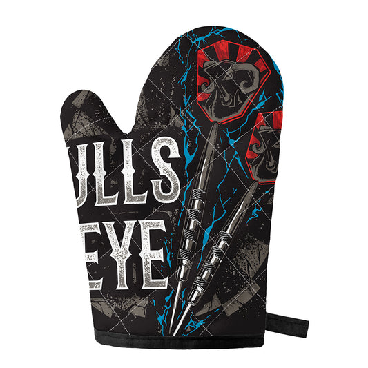 Bullseye Darts Print Single Oven Mitt