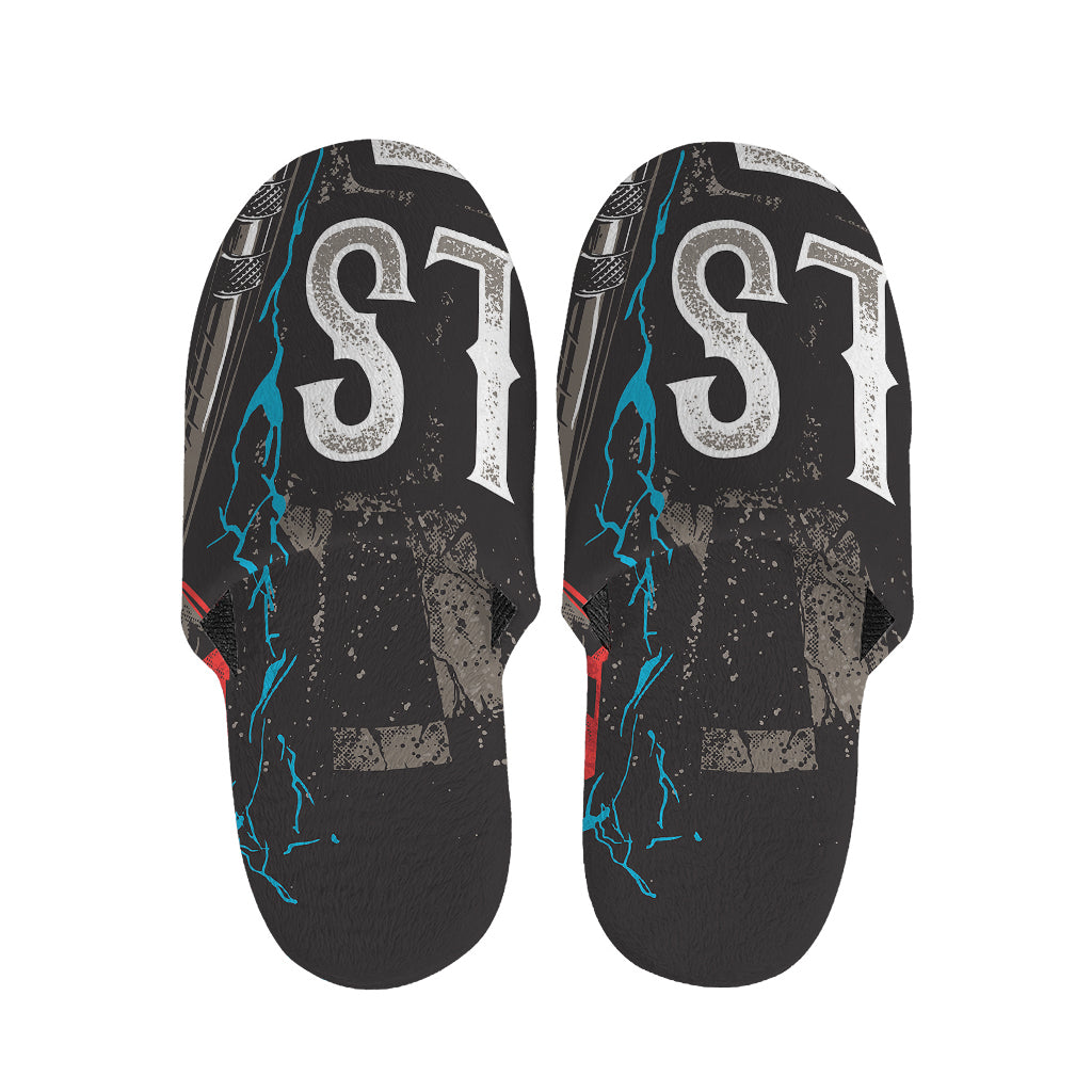 Bullseye Darts Print Slippers