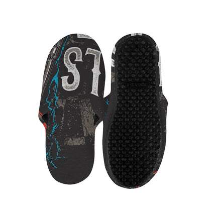 Bullseye Darts Print Slippers