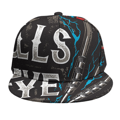 Bullseye Darts Print Snapback Cap