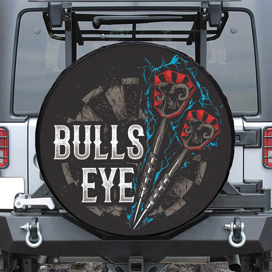 Bullseye Darts Print Tire Cover