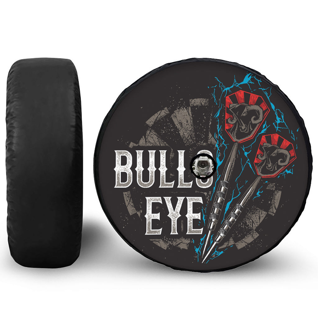 Bullseye Darts Print Tire Cover With Camera Hole
