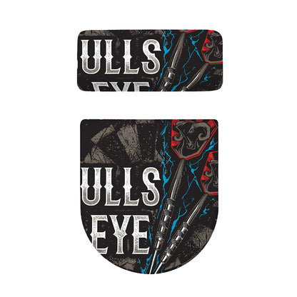 Bullseye Darts Print Toilet Lid And Tank Cover Set