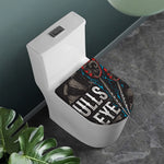Bullseye Darts Print Toilet Lid Cover