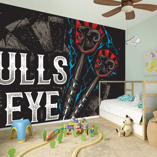 Bullseye Darts Print Wall Sticker