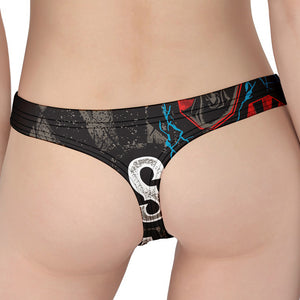 Bullseye Darts Print Women's Thong