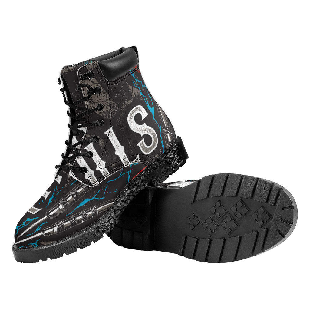 Bullseye Darts Print Work Boots