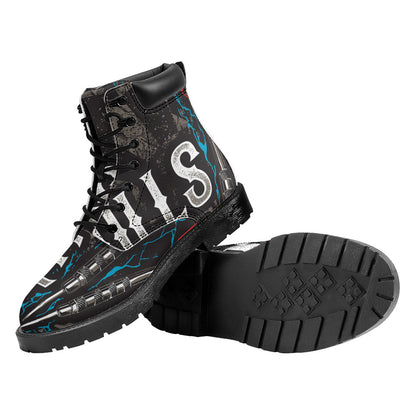 Bullseye Darts Print Work Boots