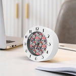 Bullseye Target Pattern Print Alarm Clock