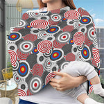 Bullseye Target Pattern Print Baby Seat Cover