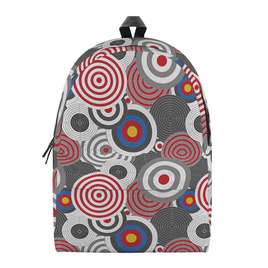 Bullseye Target Pattern Print Backpack