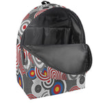 Bullseye Target Pattern Print Backpack