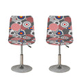 Bullseye Target Pattern Print Bar Stool Covers
