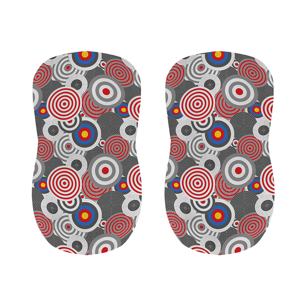 Bullseye Target Pattern Print Bar Stool Covers
