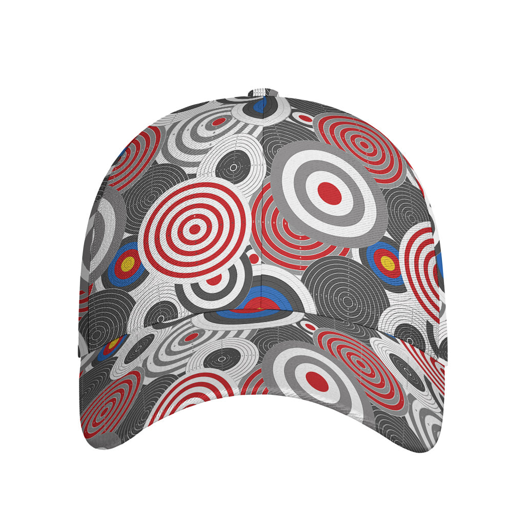 Bullseye Target Pattern Print Baseball Cap