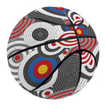 Bullseye Target Pattern Print Basketball