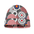 Bullseye Target Pattern Print Beanie