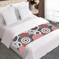 Bullseye Target Pattern Print Bed Runner