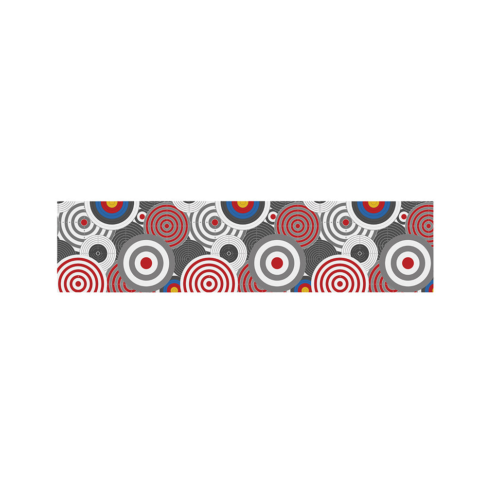 Bullseye Target Pattern Print Bed Runner