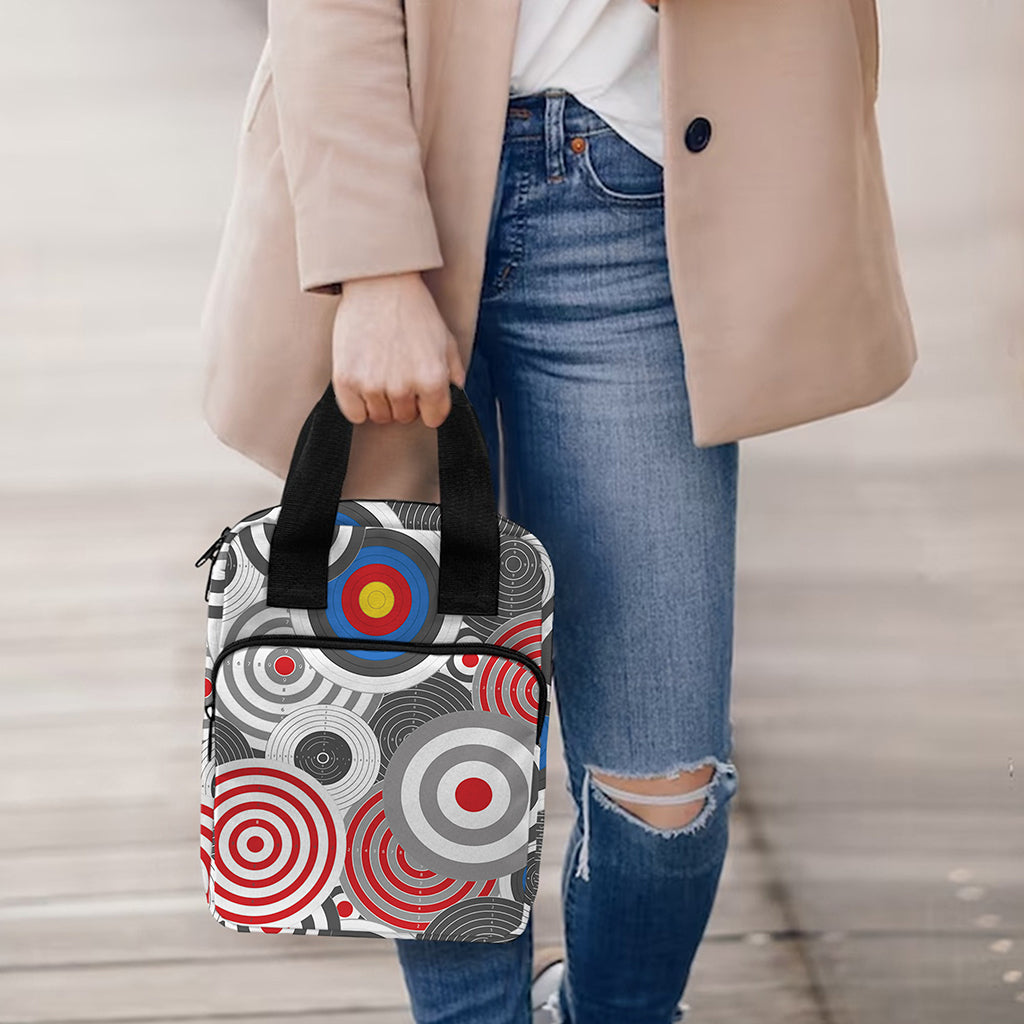Bullseye Target Pattern Print Bible Tote Bag