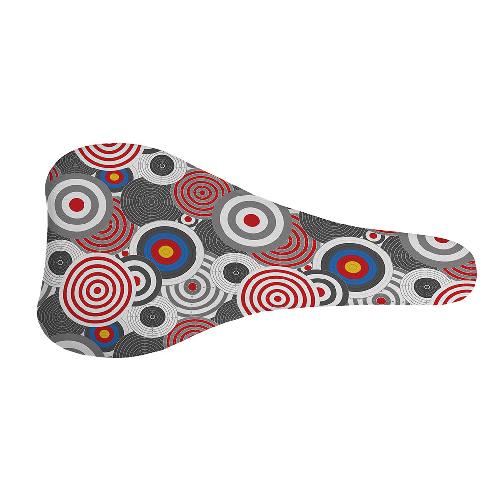 Bullseye Target Pattern Print Bicycle Seat Cover