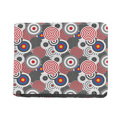 Bullseye Target Pattern Print Bifold Wallet